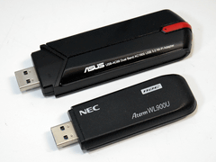 清水理史の「イニシャルB」】 USB接続の1300Mbps対応無線LAN子機 ASUS