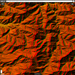 地図ウォッチ 国土地理院 赤青メガネで地形の立体視を楽しめる アナグリフ 公開 Internet Watch