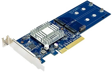 Synology初となるM.2 SSDの増設に対応したNASキット「DS1517＋