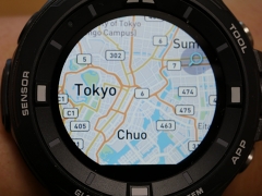 地図ウォッチ 腕時計感覚でオフライン地図が使えるgpsウォッチ カシオ Pro Trek Smart Wsd F20 を試してみた Internet Watch