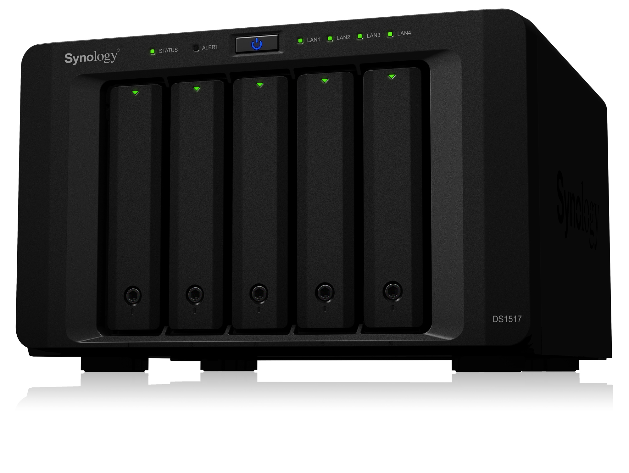 Synology NAS 8ベイ DS1817 Synology、10GbE×2標準装備の8ベイNASキット「DS1817」、アスク