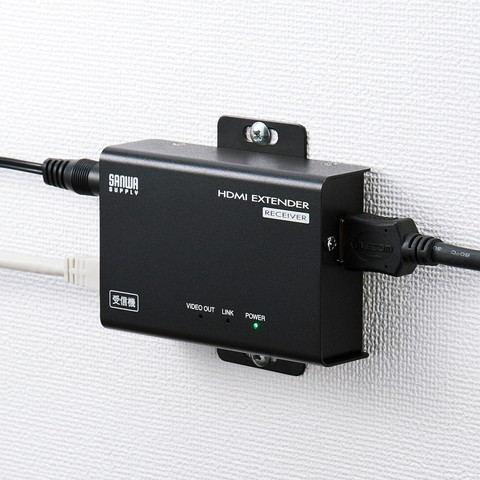 HDMIをLANケーブルで最大70m延長できるエクステンダー
