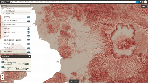 日本全国の 赤色立体地図 が見放題 国土地理院がウェブで公開 Internet Watch