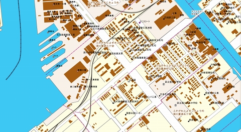【東京都23区別 集成用基本図 15000分1◆１４枚】昭和33年 1964年東京オリンピック前　　　　　　検)古地図地形図都市計画図地勢図　 東京1964デザインマップ』インテリア風呂敷送料無料 \u2013 totemap
