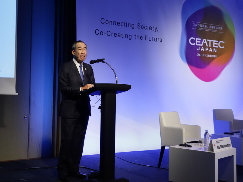 CEATEC JAPAN実施協議会会長の柵山正樹氏
