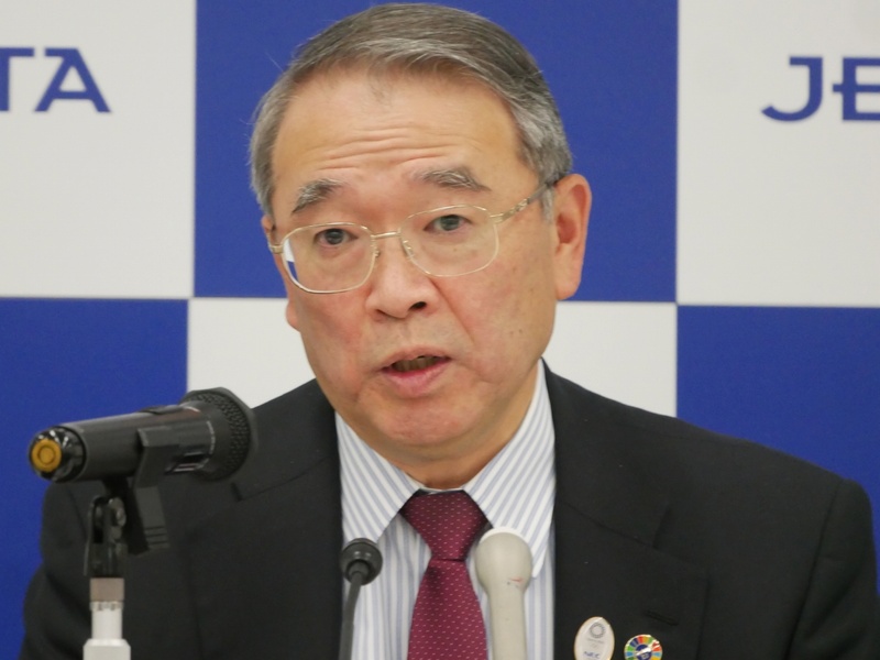 JEITA新会長の遠藤信博氏（NEC代表取締役会長）