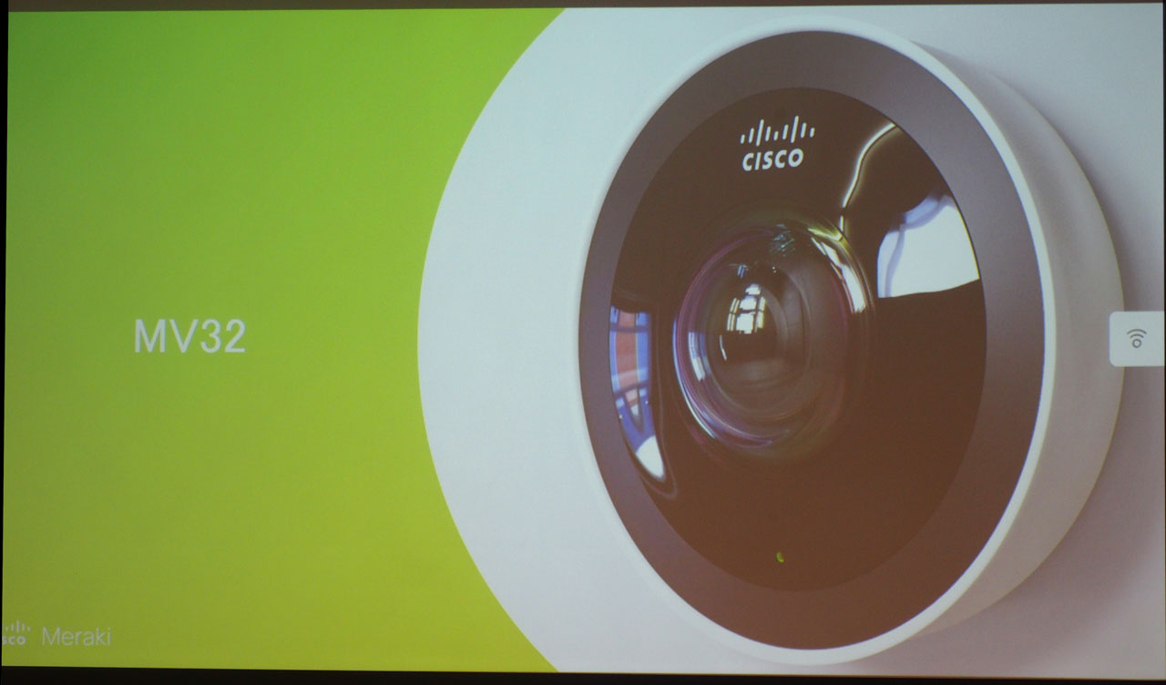 管理画面から一括管理可能なのがMeraki製品群の特徴。監視カメラ「Meraki MV32」は9月ごろから出荷を開始している