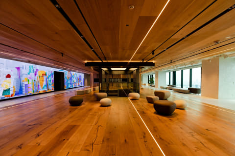 渋谷駅直上のミクシィ新オフィスを見てきた。渋谷スクランブルスクエア