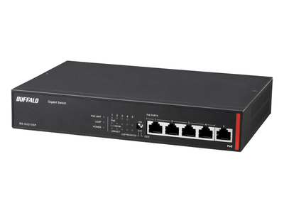 新品未開封 BUFFALO BS-GU2108P PoE対応 8ポート BUFFALO（バッファロー） BS-GU2108P 8ポート ブラック PoE給電Giga