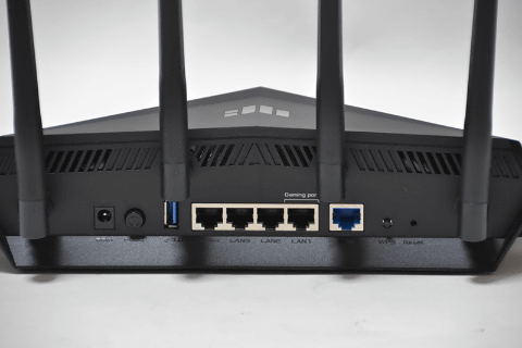 最大4804MbpsのゲーミングWi-Fi 6ルーター「TUF-AX5400」、非