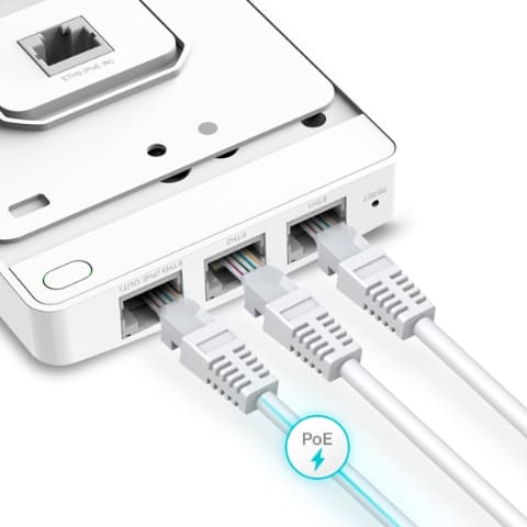 壁面埋込型と天井取付型の法人向けWi-Fi 6アクセスポイント「EAP615