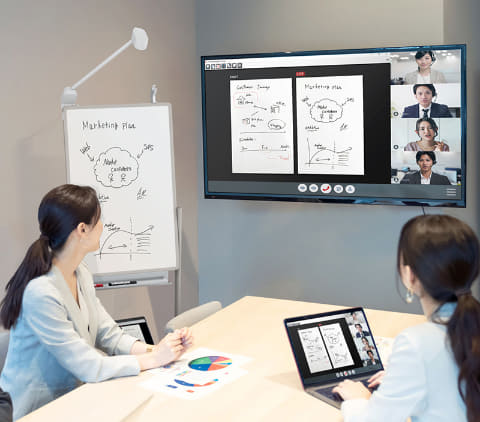 プラス、新コンセプトのホワイトボード発売、手書き説明をWeb会議で生