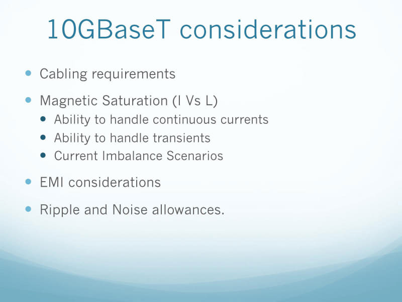 とはいえ、説明したように「10GBASE-T」は信号伝送がいろいろ厳しい（PAM-16+128DSQの200MHz転送なのだが、そのままだとBERが高すぎるのでLDPCで無理やり抑え込む）方式なので、PoEとの併用が信号伝達での支障となることが懸念された