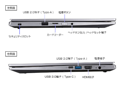 mouse C4 ノートパソコン mouse、約10時間駆動を実現した薄型ボディの14型ノートPC「mouse C4