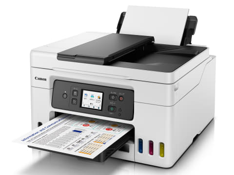 キヤノン、4色顔料インク採用でコンパクトなビジネス向け