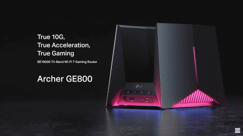 TP-Link Archer GE800 Wi-Fi 7 ルーター Archer GE800 | BE19000 トライバンドWi-Fi 7ゲーミングルーター | TP