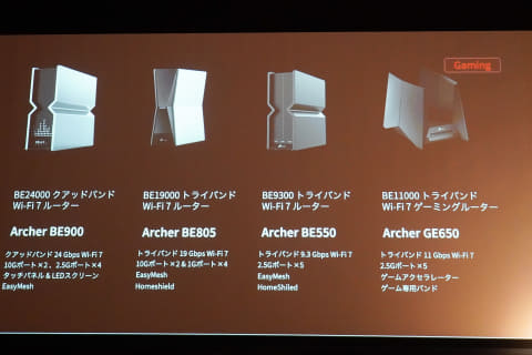 TP-Link、Wi-Fi 7対応ルーター「Archer BE900」、メッシュシステム