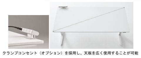 オカムラ、オフィス向け電動昇降デスク「Swift Nex」（スイフト