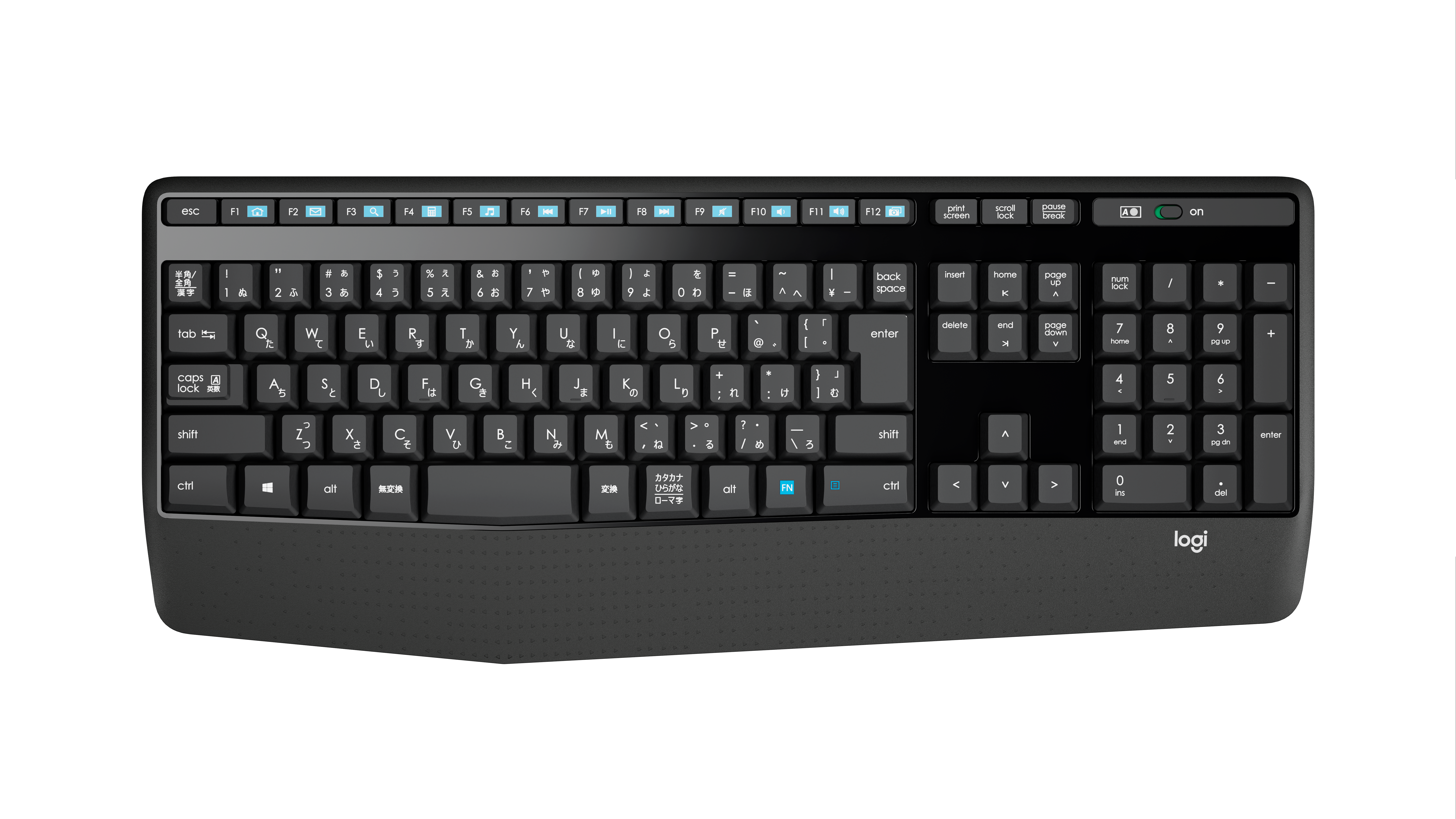 ロジクール ワイヤレスキーボード USBと置き場付き　German Layout KX800B ロジクールMX KEYS アドバンスド ワイヤレス イルミネ