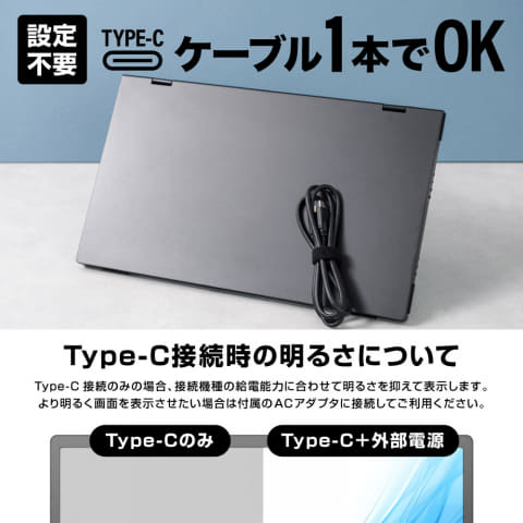 15.6インチ×2画面を持ち歩ける！ 折りたたみ式モバイルモニター