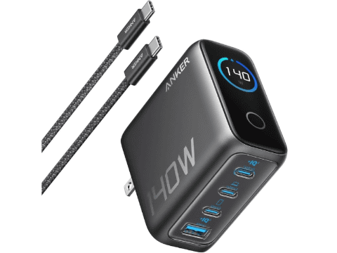 最強の充電器 Anker、最大140W出力に対応した4ポートのUSB充電器を発売