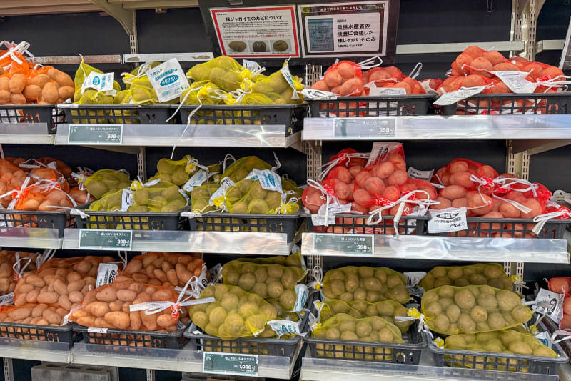 1月に種芋を買った。たしか、キタアカリだったと思うのだが……購入時の袋の写真を撮るのを忘れていた