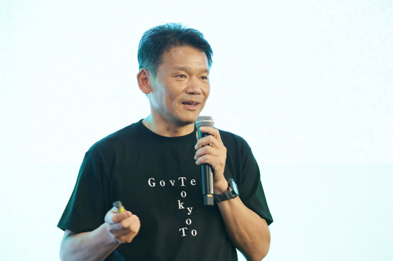 都政のデジタル化を力強く推進する宮坂学副都知事。