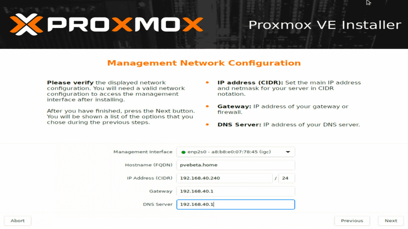 インターネット接続できるようにネットワークを設定