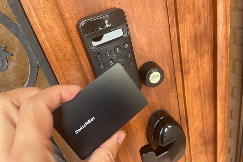 NFCカードでも解錠できる