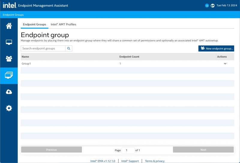インテルが無償提供している管理ツール「EMA」では、グループ単位の管理も可能