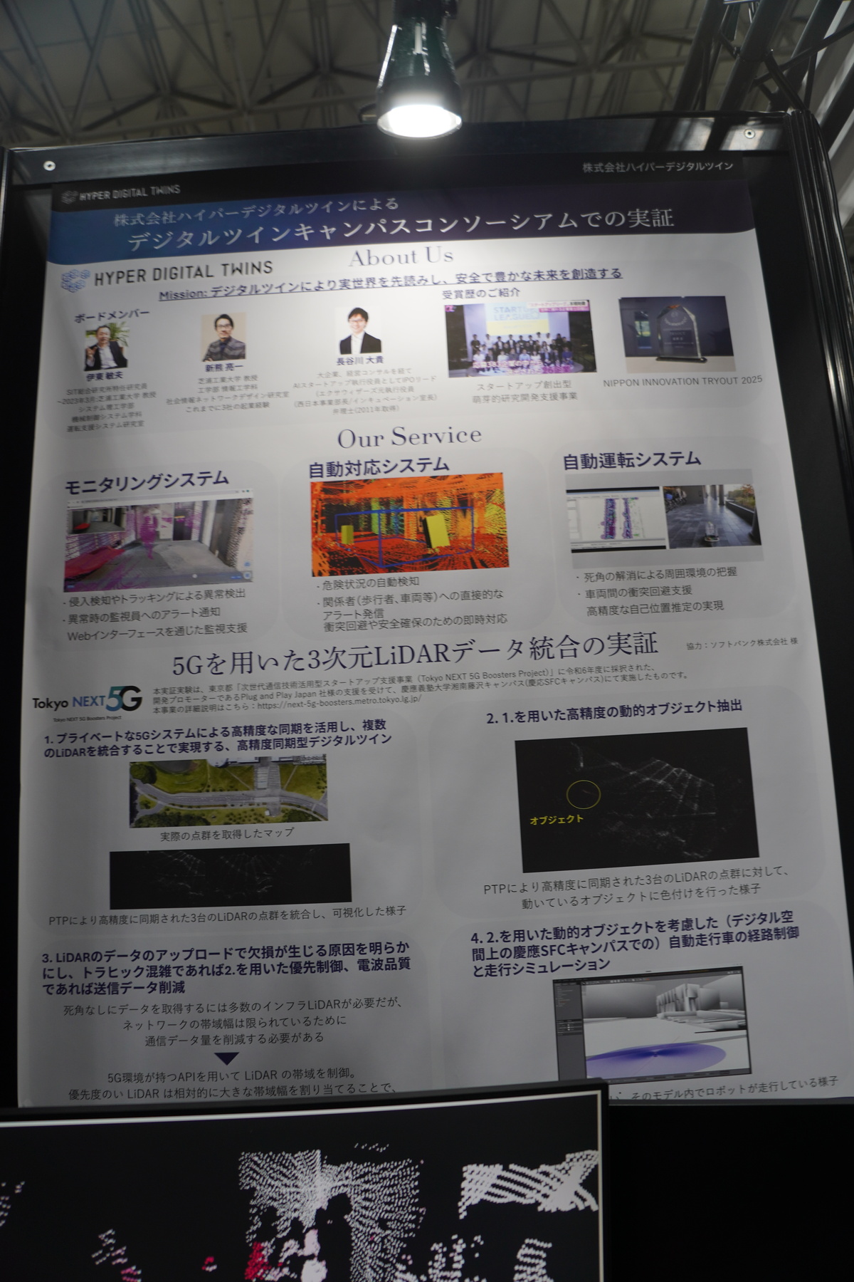 株式会社ハイパーデジタルツインの展示