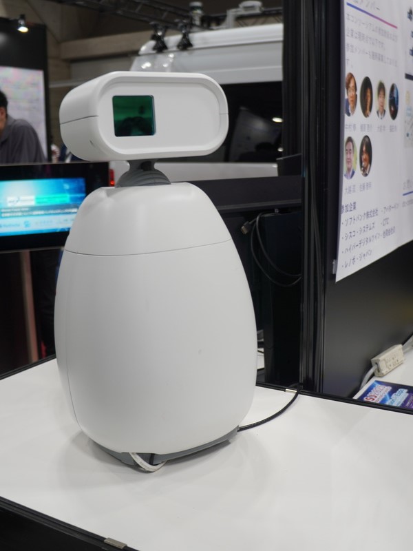 会場でデモに使われたLiDAR