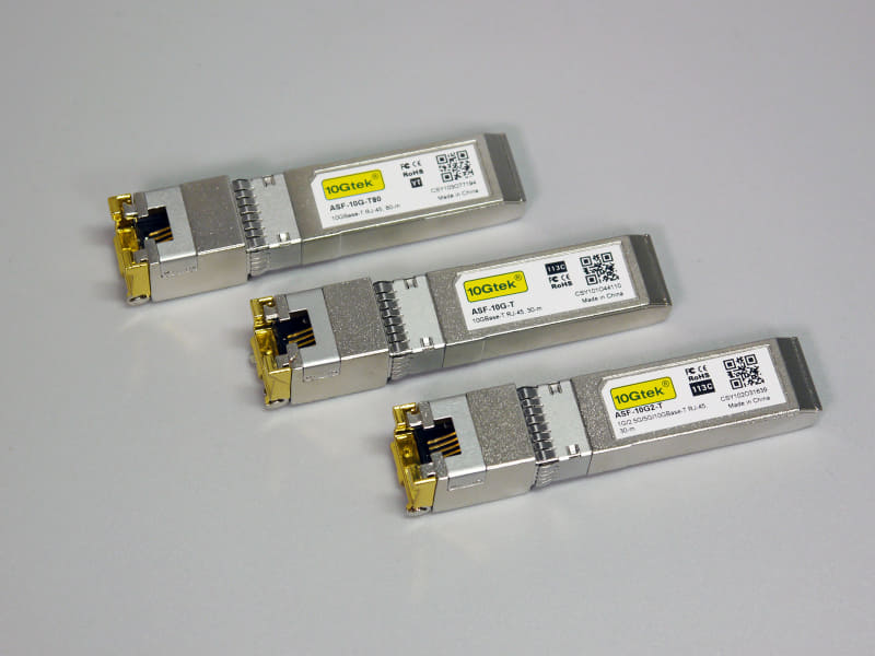 搭載チップの異なる3つのトランシーバーの発熱をチェック