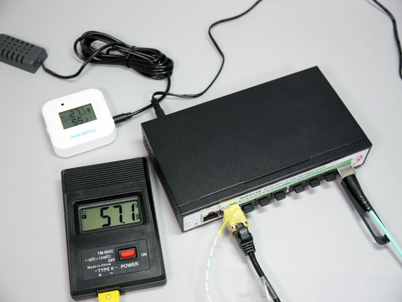 ASF-10G2-Tの外部温度