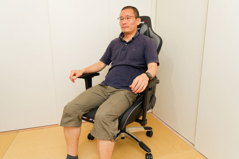 最初は少し身体が沈むが、少し奥の方でしっかり支えてくれる