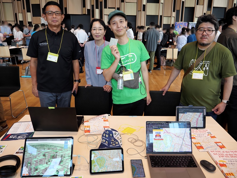 OpenStreetMap Foundation Japanのブース