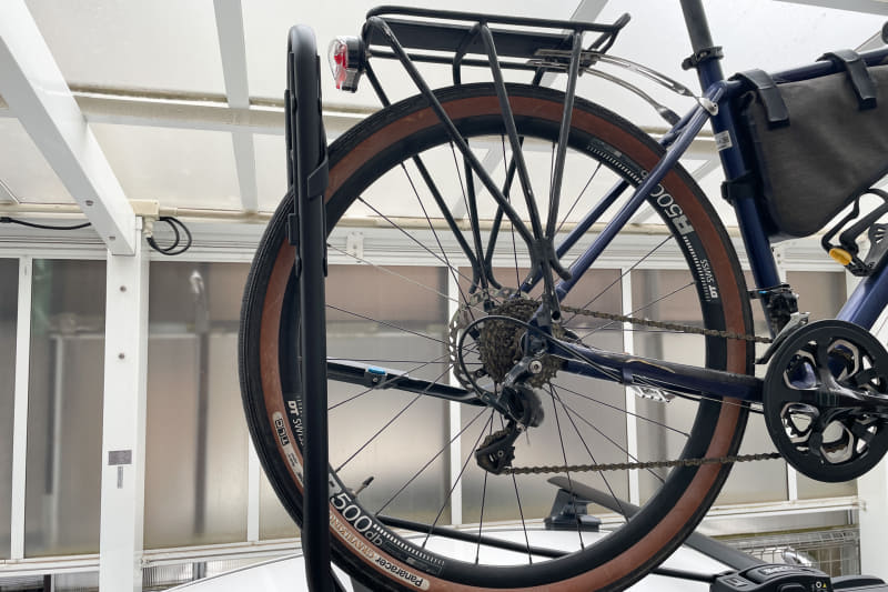 リアキャリアが干渉しないか心配だったが問題なかった