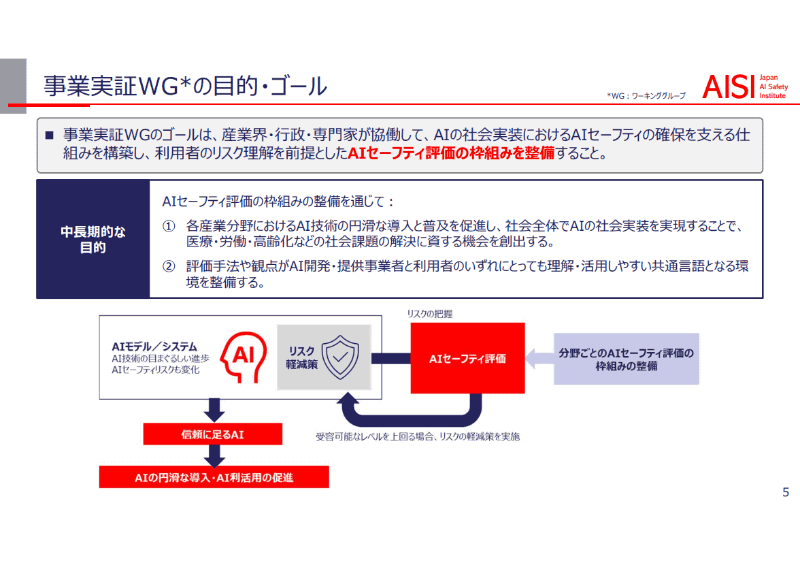 AIセーフティ評価の枠組み