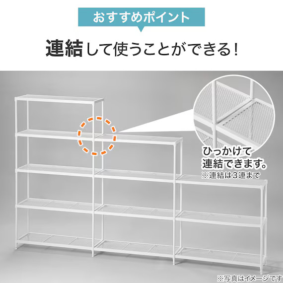 連結して棚を拡張