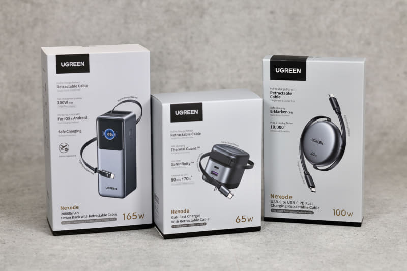 今回レビューした3商品