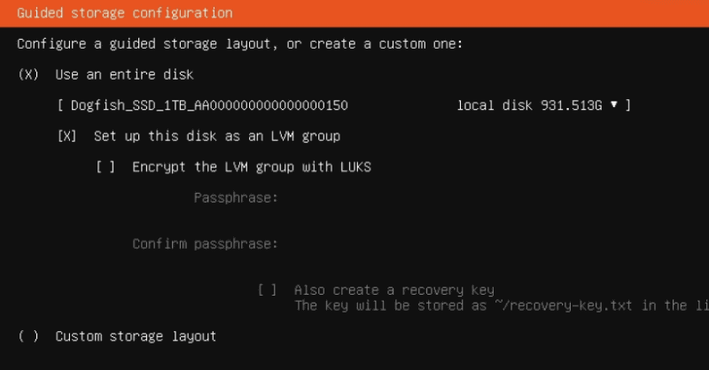 SSDの全領域を使う