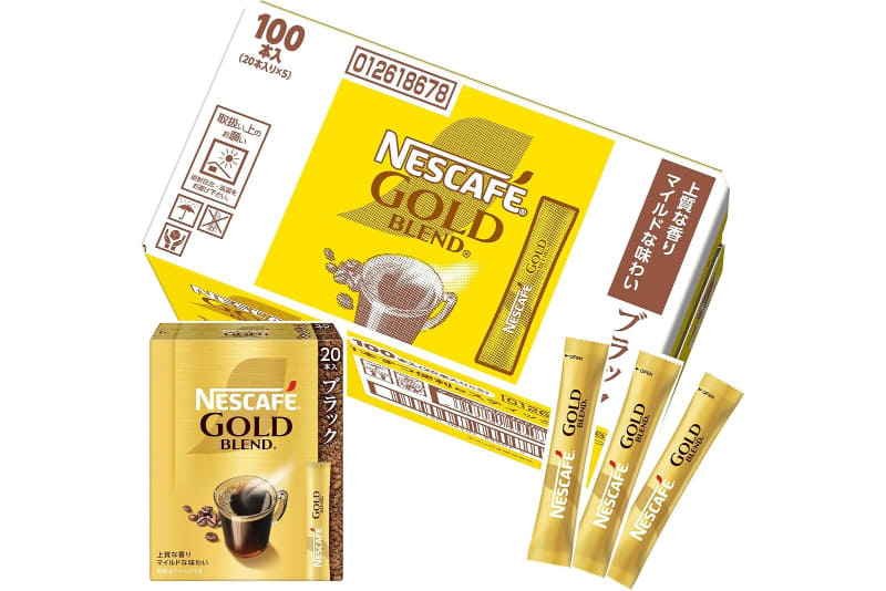 ゴールドブレンド スティック ブラック 100P