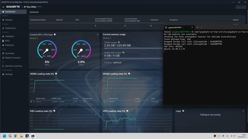 AI TOP Utilityのダッシュボード
