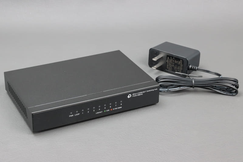 Planexの2.5GbE 8ポートスイッチングハブ「FX2G-08EM2」