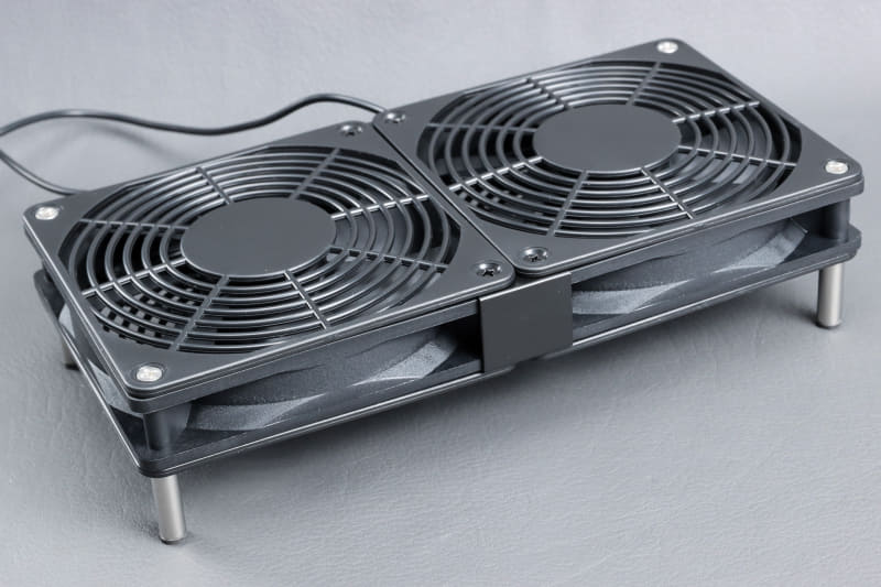 Mauknci USB冷却ファン12cm 2個1組