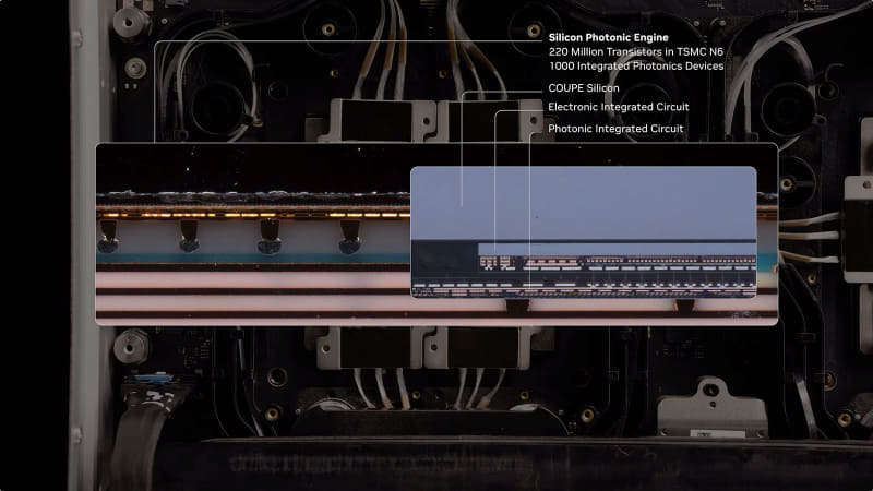 図07：EICはTSMCのN6で製造されている。COUPEは本来N7での製造だが、N7とN6の間には互換性がある（というかN7を改良したのがN6）ので特に問題はないのだろう