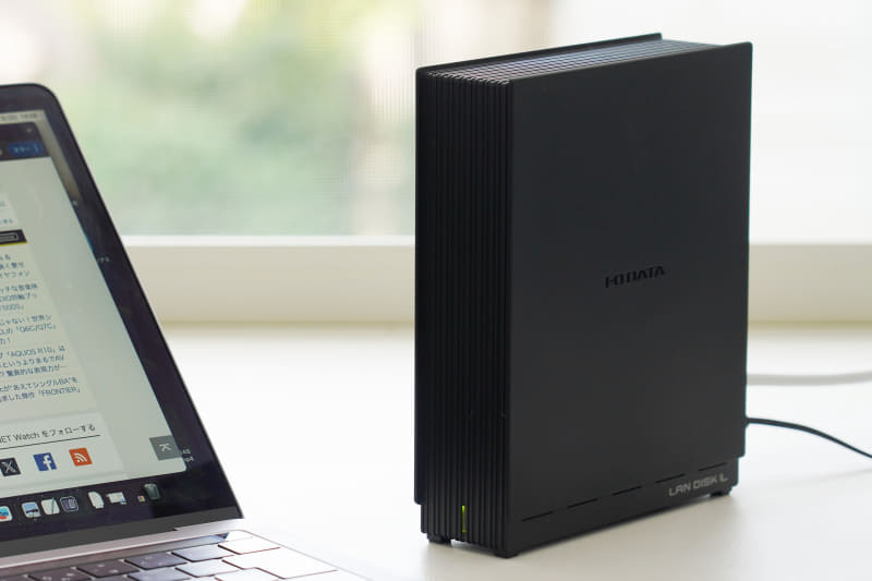 設定したアイ・オー・データ機器のNAS「HDL1-LA02」のバックアップを考えてみよう