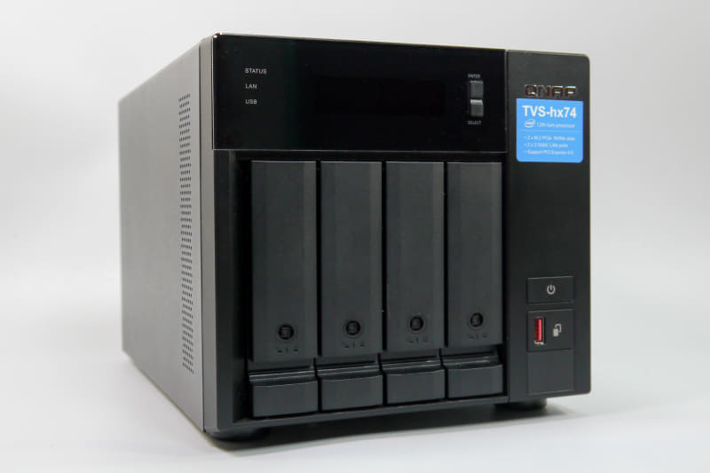 QNAPの4ベイNAS「TVS-h474」