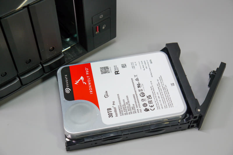 IronWolf Pro 30TBモデルを利用して活用方法を検証した