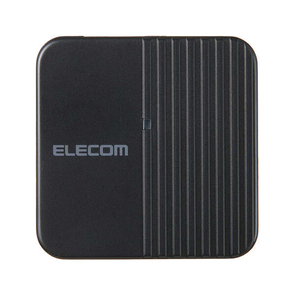 「DH-CW4K110BK」の受信機。大きさは55×55×12mm、重さは約22g